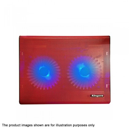 Kingses W300 Laptop Cooling Pad 15-inch Rosered