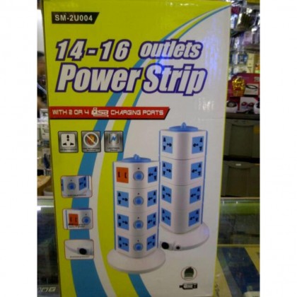 SafeMore SM-2U004 4 layer Outlets Power Strips with 2 or 4 USB Charging Ports SafeMore SM-2U004 4 layer Outlets Power Strips with 2 or 4 USB Charging Ports