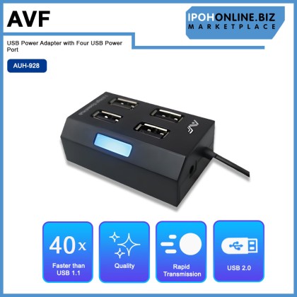 USB Power Adapter with Four USB Power Port