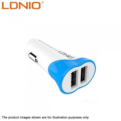 LDNIO C332 Simple Powerful In-Car Charger 3.4A 2 USB Output  