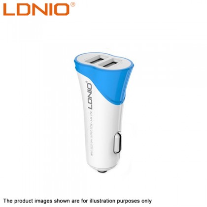 LDNIO C332 Simple Powerful In-Car Charger 3.4A 2 USB Output  