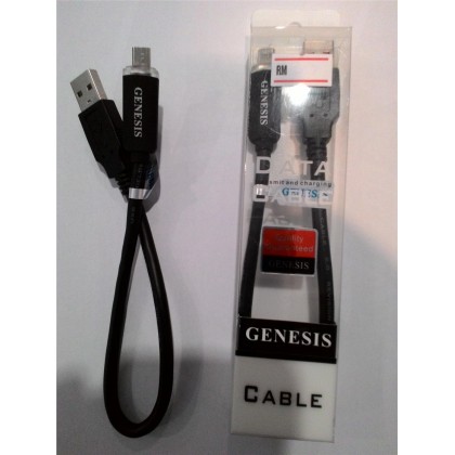 USB Cable Genesis Data Transmit and LED Charging