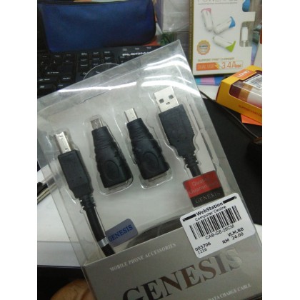 Genesis Charging Cable-Connector Data Charge Cable