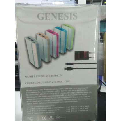 Genesis Charging Cable-Connector Data Charge Cable