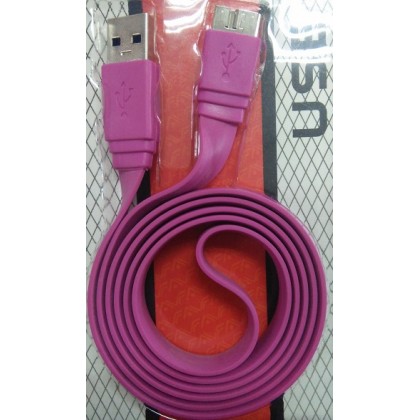 AVF S-Smartphone 3 Micro USB 3.0 5Gbps Super Speed Sync & Charge Cable - Purple