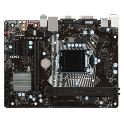 MSI H110M PRO-VD PLUS LGA 1151 Intel H110 Micro ATX Motherboard MSI H110M PRO-VD PLUS LGA 1151 Intel H110 Micro ATX Motherboard