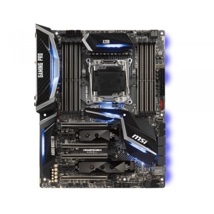 MSI X299 Gaming Pro Carbon AC Intel Core X series LGA 2066 Wifi Bluetooth DDR4 SATA 6Gb/s USB 3.1 SLI ATX Motherboard MSI X299 Gaming Pro Carbon AC Intel Core X series LGA 2066 Wifi Bluetooth DDR4 SATA 6Gb/s USB 3.1 SLI ATX Motherboard