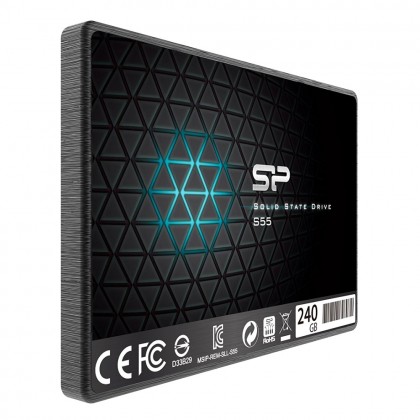 SILICON POWER 240GB 2.5-inch SATA III 6Gb/s Card 550MB/s R SOLID STATE DRIVE SLIM S55 SSD - LATEST!