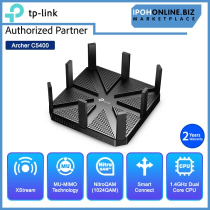 TP LINK Archer C5400 AC5400 Wireless Tri Band MU MIMO Gigabit Router