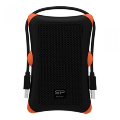 Silicon Power Armor A30 1TB USB 3.0 Portable Hard Drive with Shock Proof Technology Free Type C Cable