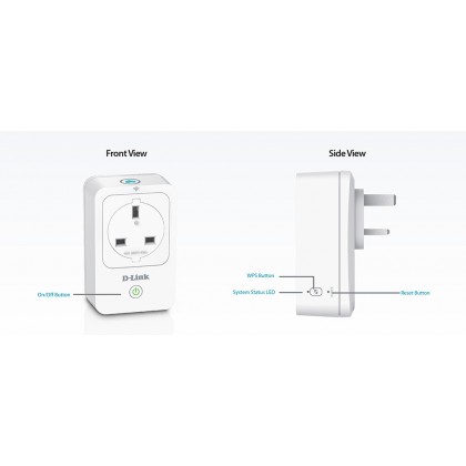 D-Link DSP-W215 3 Pin WiFi SmartPlug 