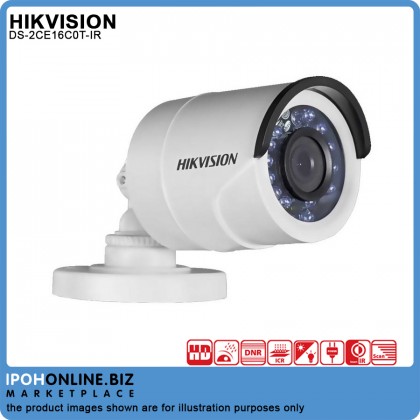 Hikvision DS-2CE16C0T-IR 1MP HD720P Fixed Mini Bullet Camera