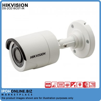 Hikvision DS-2CE16C0T-IR 1MP HD720P Fixed Mini Bullet Camera