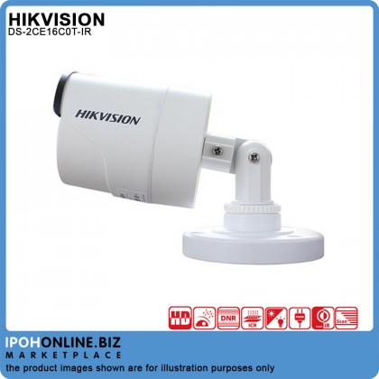 Hikvision DS-2CE16C0T-IR 1MP HD720P Fixed Mini Bullet Camera