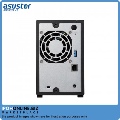 Asustor AS1002T V2 Dual Core 2-Bay Personal Cloud NAS Storage Server Asustor AS1002T V2 Dual Core 2-Bay Personal Cloud NAS Storage Server
