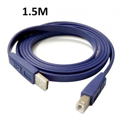 Havit 1.5M / 3M Flat Blue USB 2.0 Printer Cable