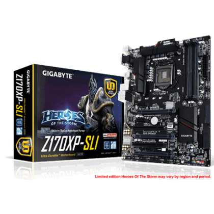 Gigabyte GA-Z170XP-SLI LGA 1151 DDR4 HDMI 4K SATA 6Gb/s USB 3.1 ATX Gaming Internet Mining Motherboard