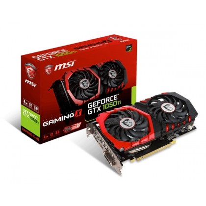 MSI GEFORCE® GTX 1050Ti Gaming X 4GB GDDR5 Mining Game Ready nVidia Graphic Card MSI GEFORCE® GTX 1050Ti Gaming X 4GB GDDR5 Mining Game Ready nVidia Graphic Card