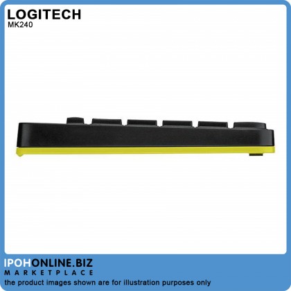 Logitech MK240 Nano Wireless Keyboard + Mouse Combo 