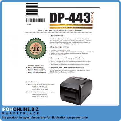 Birch DP-4432B Thermal Desktop Barcode Printer