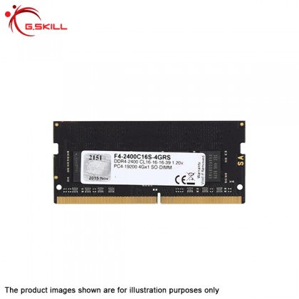 G.SKILL Ripjaws 4GB DDR4 2400Mhz SODIMM 2400 Laptop Gaming Ram