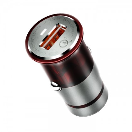 LDNIO C304Q Qualcomm 3.0 Quick Car Charger With Micro USB Cable + USB 3.0 Am To Type C  Cable - 1m