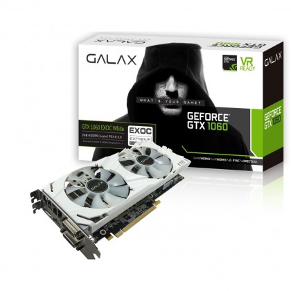 GALAX GeForce® GTX 1060 EX OC White 3GB Graphic Card