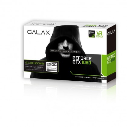 GALAX GeForce® GTX 1060 EX OC White 3GB Graphic Card