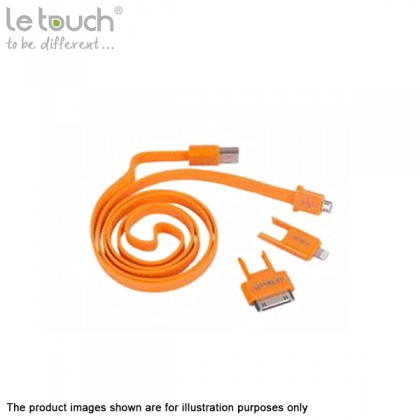 Le Touch iComsta 3 in 1 USB Sync and Charge Cable
