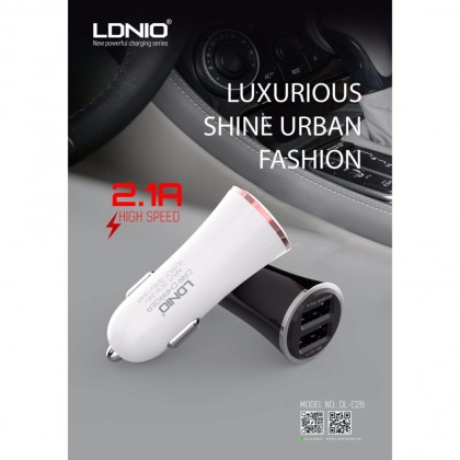 LDNIO DL-C28 3.4A 2 ports USB Car Charger with Andriod Cable for Smartphone & Tablet LDNIO DL-C28 3.4A 2 ports USB Car Charger with Andriod Cable for Smartphone & Tablet