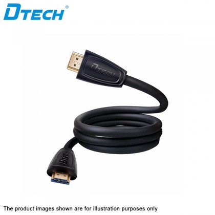 DTECH 3M HDMI to HDMI Cable Male to Male Cord Supports 3D 1080p Ethernet and Audio Return Channel