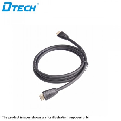 DTECH 3M HDMI to HDMI Cable Male to Male Cord Supports 3D 1080p Ethernet and Audio Return Channel