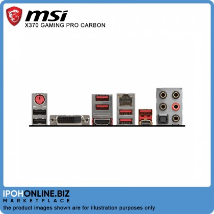 MSI X370 Gaming PRO Carbon AMD RYZEN DDR4 AM4 VR Ready HDMI 1.4 DVI-D USB 3.1 ATX Gaming Motherboard