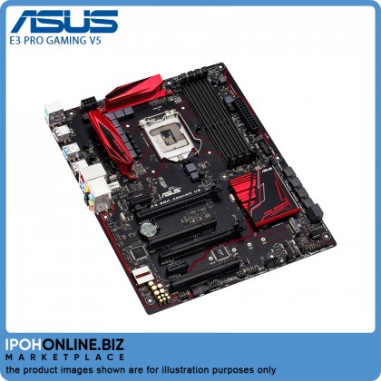 ASUS E3 PRO GAMING V5 LGA 1151 Intel Xeon C232 SATA 6Gb/s USB 3.1 USB 3.0 DDR4 ATX Motherboard