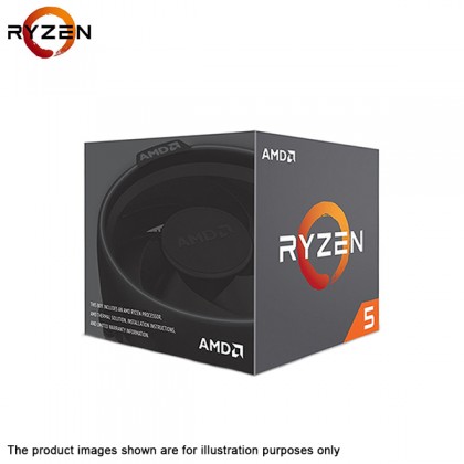 AMD RYZEN 5 1600 6-Core 3.2 GHz (3.6 GHz Turbo) Socket AM4 Desktop Processor