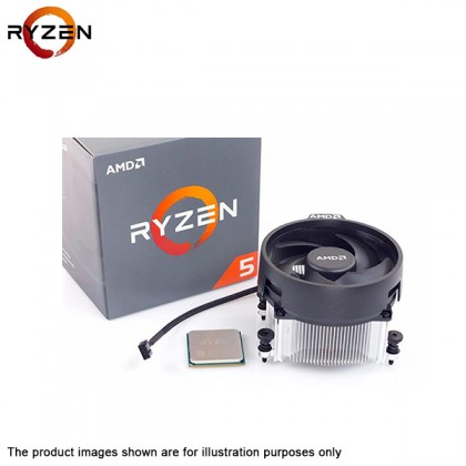AMD RYZEN 5 1600 6-Core 3.2 GHz (3.6 GHz Turbo) Socket AM4 Desktop Processor