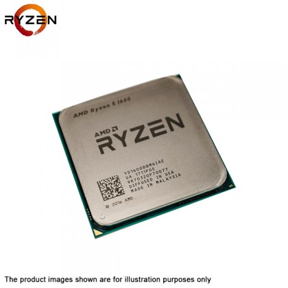 AMD RYZEN 5 1600 6-Core 3.2 GHz (3.6 GHz Turbo) Socket AM4 Desktop Processor