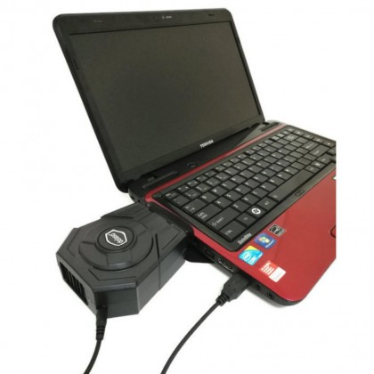  Dolaso G80 Laptop Extract Ventilator Cooling Pad (Black)  
