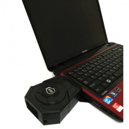  Dolaso G80 Laptop Extract Ventilator Cooling Pad (Black)  