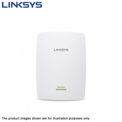 Linksys RE3000W N 300 Wi-Fi Range Extender Linksys RE3000W N 300 Wi-Fi Range Extender
