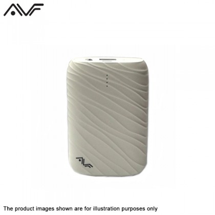 AVF Cobbiestone Portable Power Bank with 10400 mAH - White PowerBank