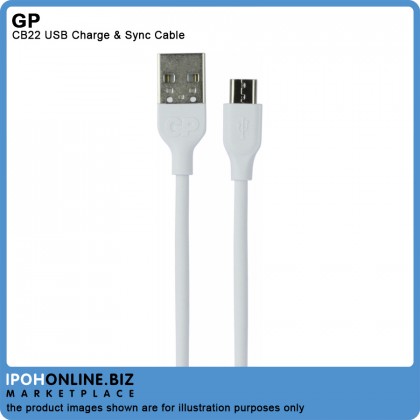 GP CB22 Charge & Sync 2M Micro USB Round Cable