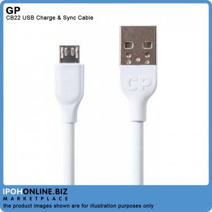 GP CB22 Charge & Sync 2M Micro USB Round Cable