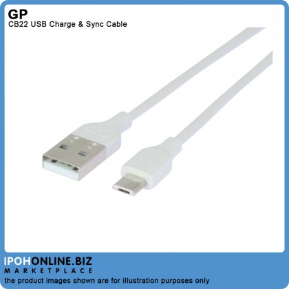 GP CB22 Charge & Sync 2M Micro USB Round Cable