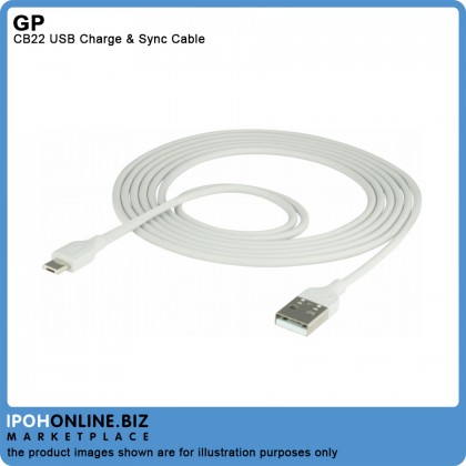 GP CB22 Charge & Sync 2M Micro USB Round Cable