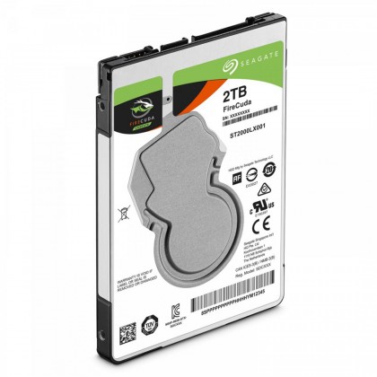 Seagate FireCuda 2TB SATA 6.0Gb/s 8GB SSD 128MB Cache 2.5-Inch 7mm Laptop Gaming SSHD PC/MAC/PS4 ST2000LX001