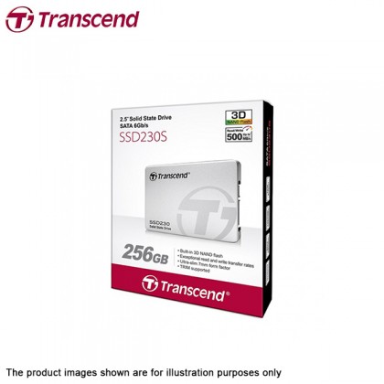 Transcend SSD230S 256GB 3D NAND Flash 560MB/s SATA III 6GB/S 2.5-inch Solid State Drive SSD TS256GSSD230S Transcend SSD230S 256GB 3D NAND Flash 560MB/s SATA III 6GB/S 2.5-inch Solid State Drive SSD TS256GSSD230S
