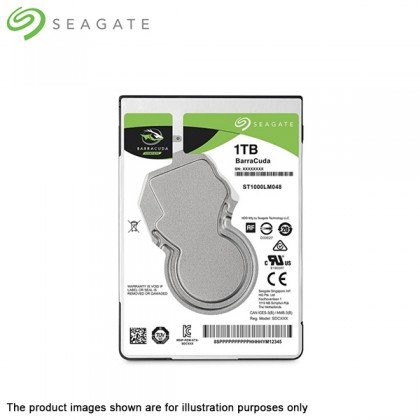 Seagate 1TB BarraCuda ST1000LM048 SATA 6GB/s 128MB Cache 2.5-Inch Laptop Internal Hard Drive