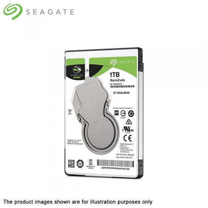Seagate 1TB BarraCuda ST1000LM048 SATA 6GB/s 128MB Cache 2.5-Inch Laptop Internal Hard Drive