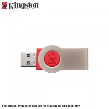 Kingston 32GB USB 3.0 Data Traveler 101 G3 Flash Drive (Red)